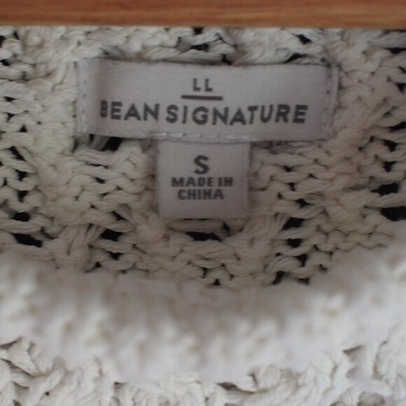 L.L. Bean Signature | Fisherman's Tunic Sweater Cable Knit - Picture 2 of 7